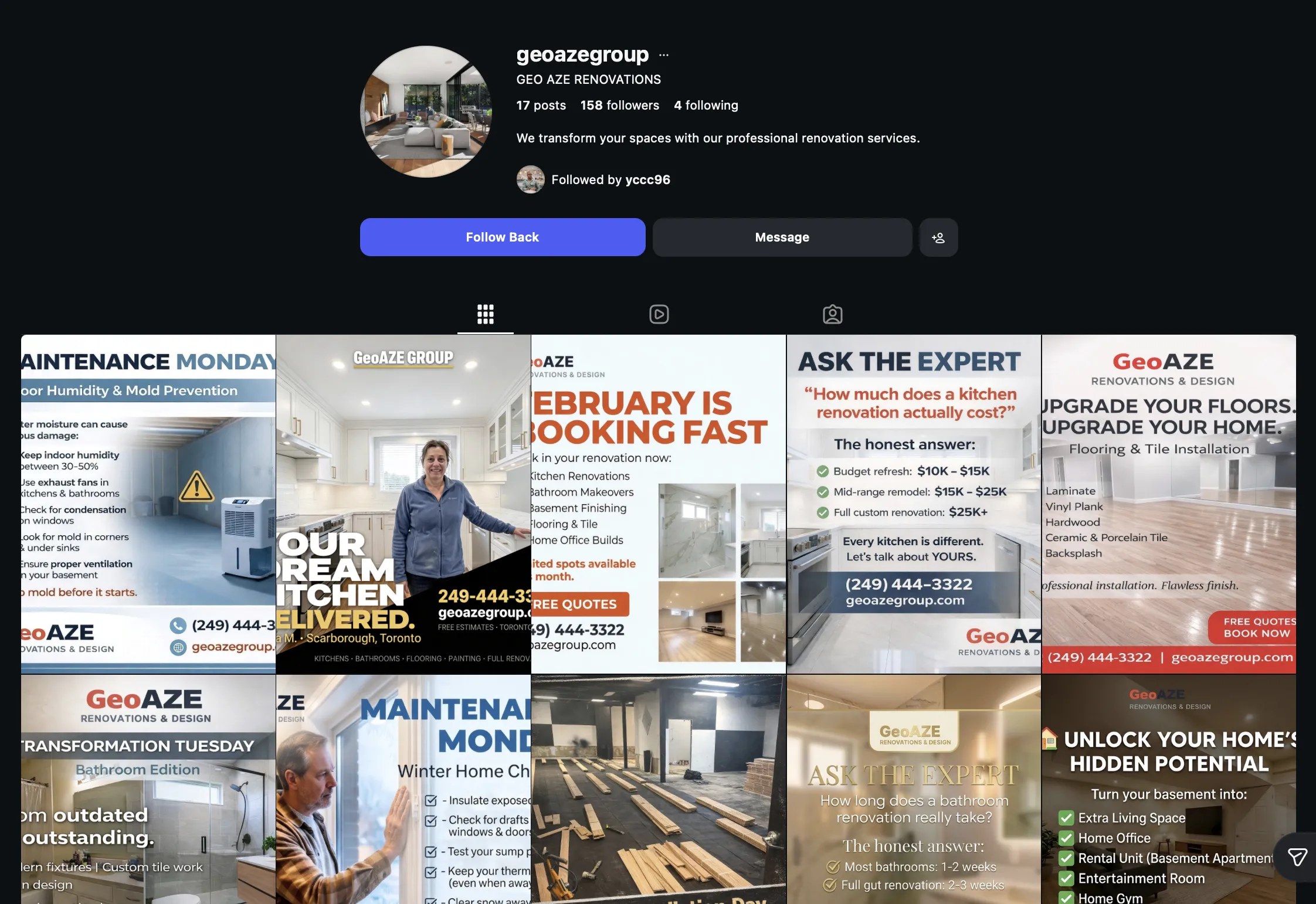 GeoAZE Group Instagram